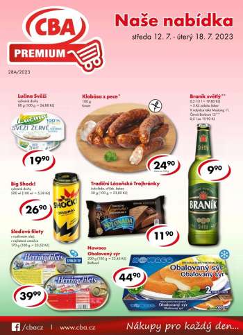 Leták CBA Premium - 12.7.2023 - 18.7.2023.