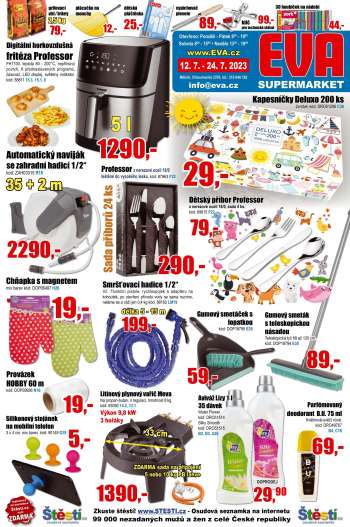 Leták EVA supermarket - 12.7.2023 - 24.7.2023.