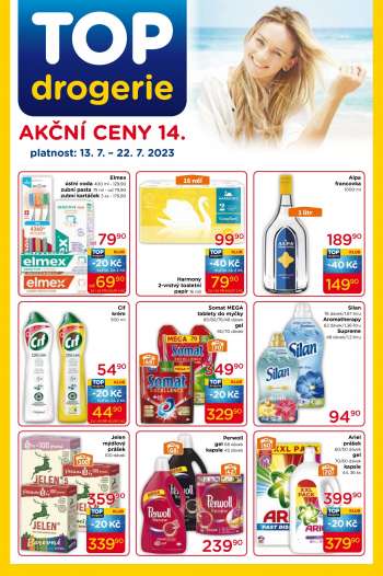 Leták TOP drogerie - 13.7.2023 - 22.7.2023.