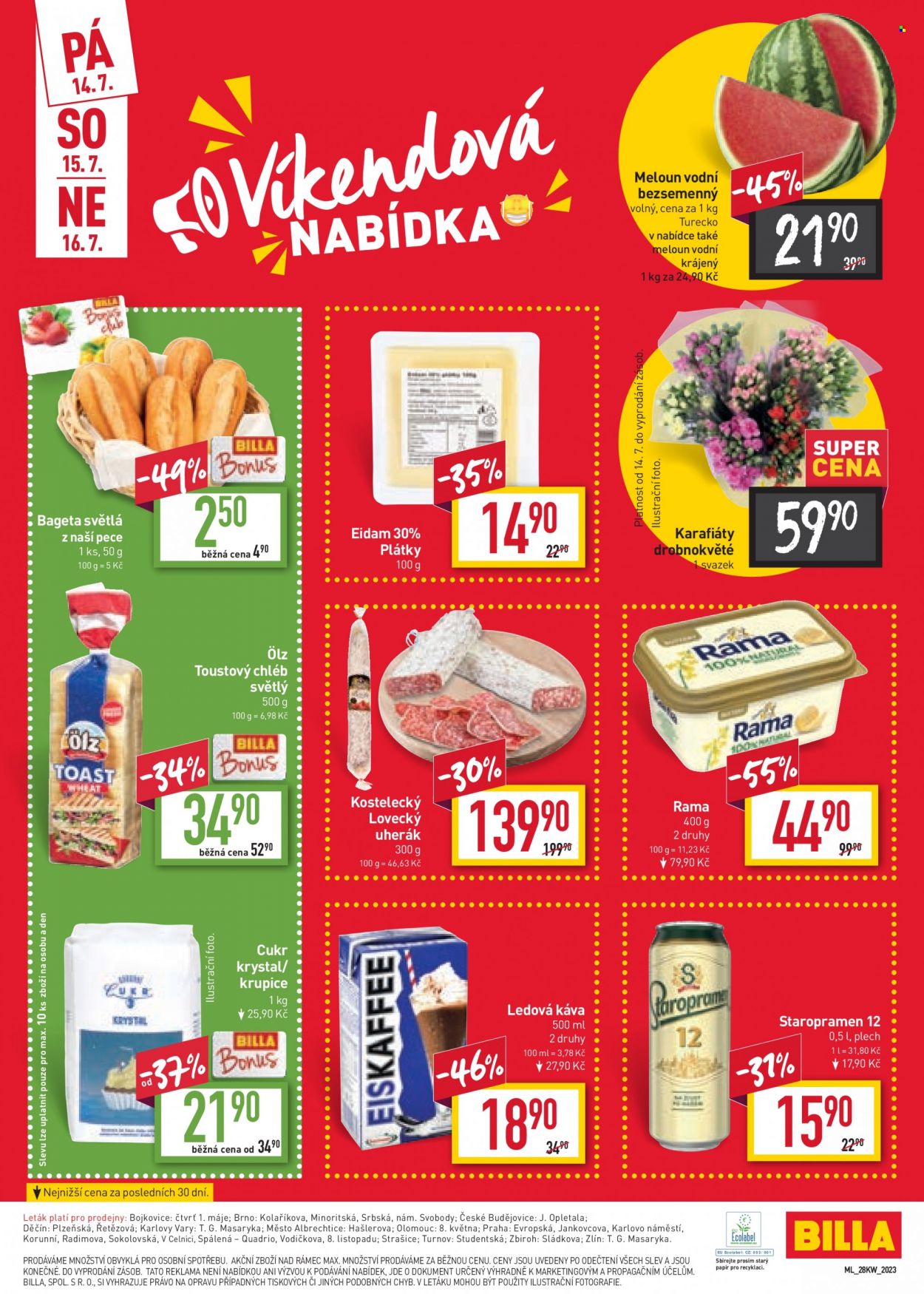 Leták BILLA - 12.7.2023 - 18.7.2023. Strana 4