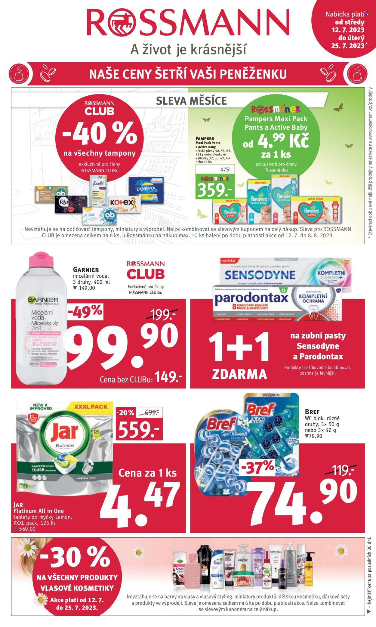 Leták ROSSMANN. Strana 1