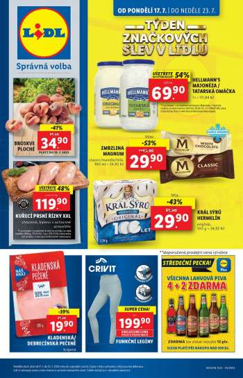 Leták Lidl - 17.7.2023 - 23.7.2023.
