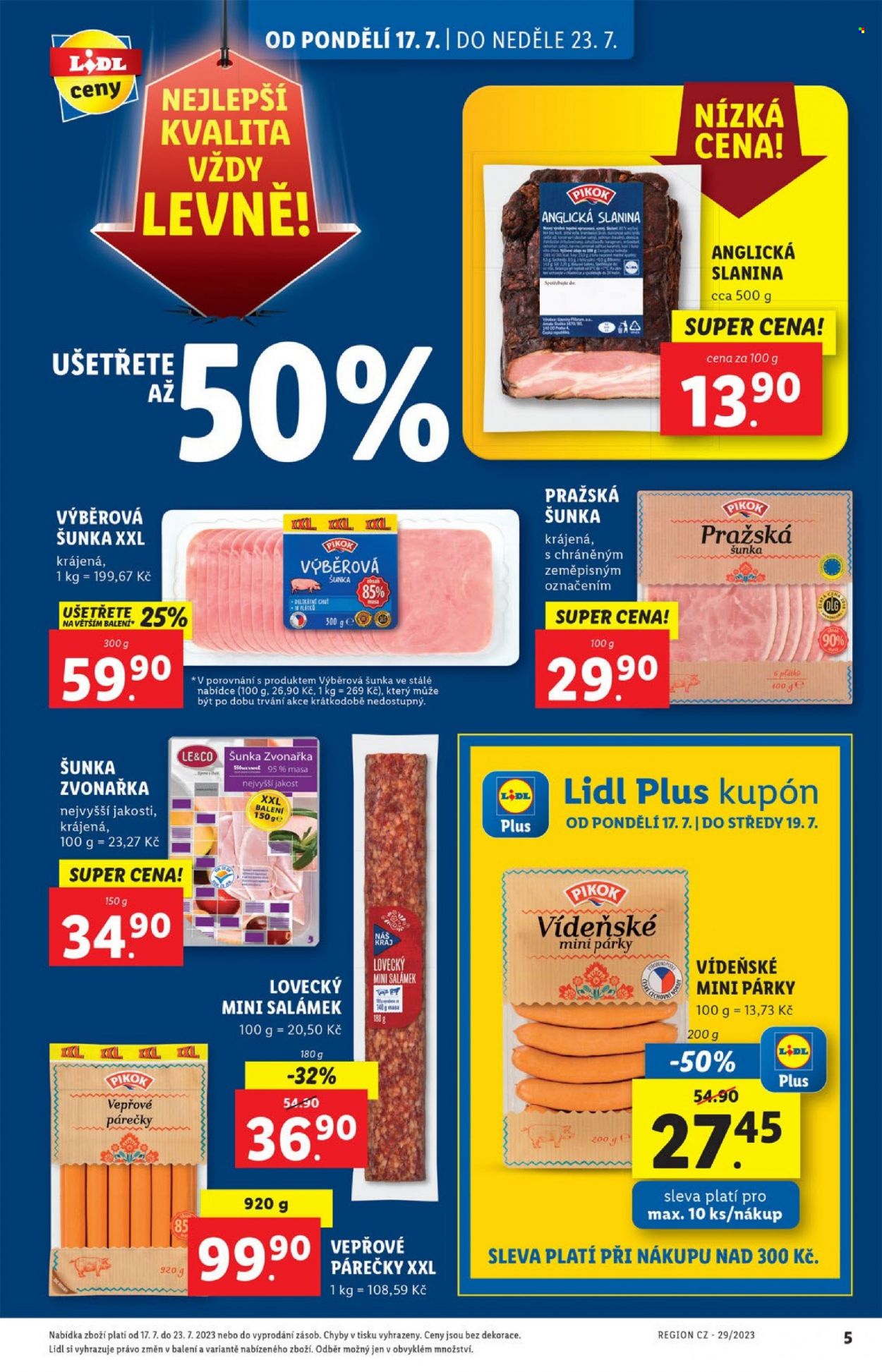 Leták Lidl - 17.7.2023 - 23.7.2023. Strana 5