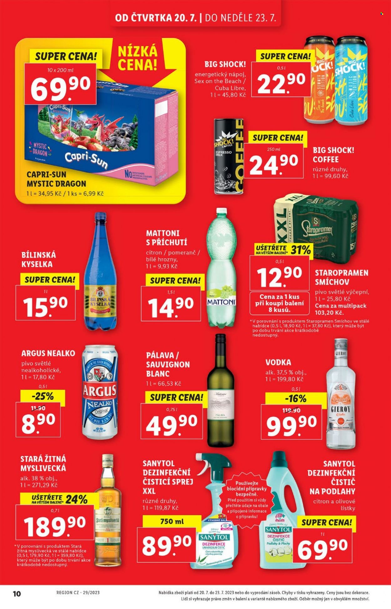 Leták Lidl - 20.7.2023 - 23.7.2023. Strana 10