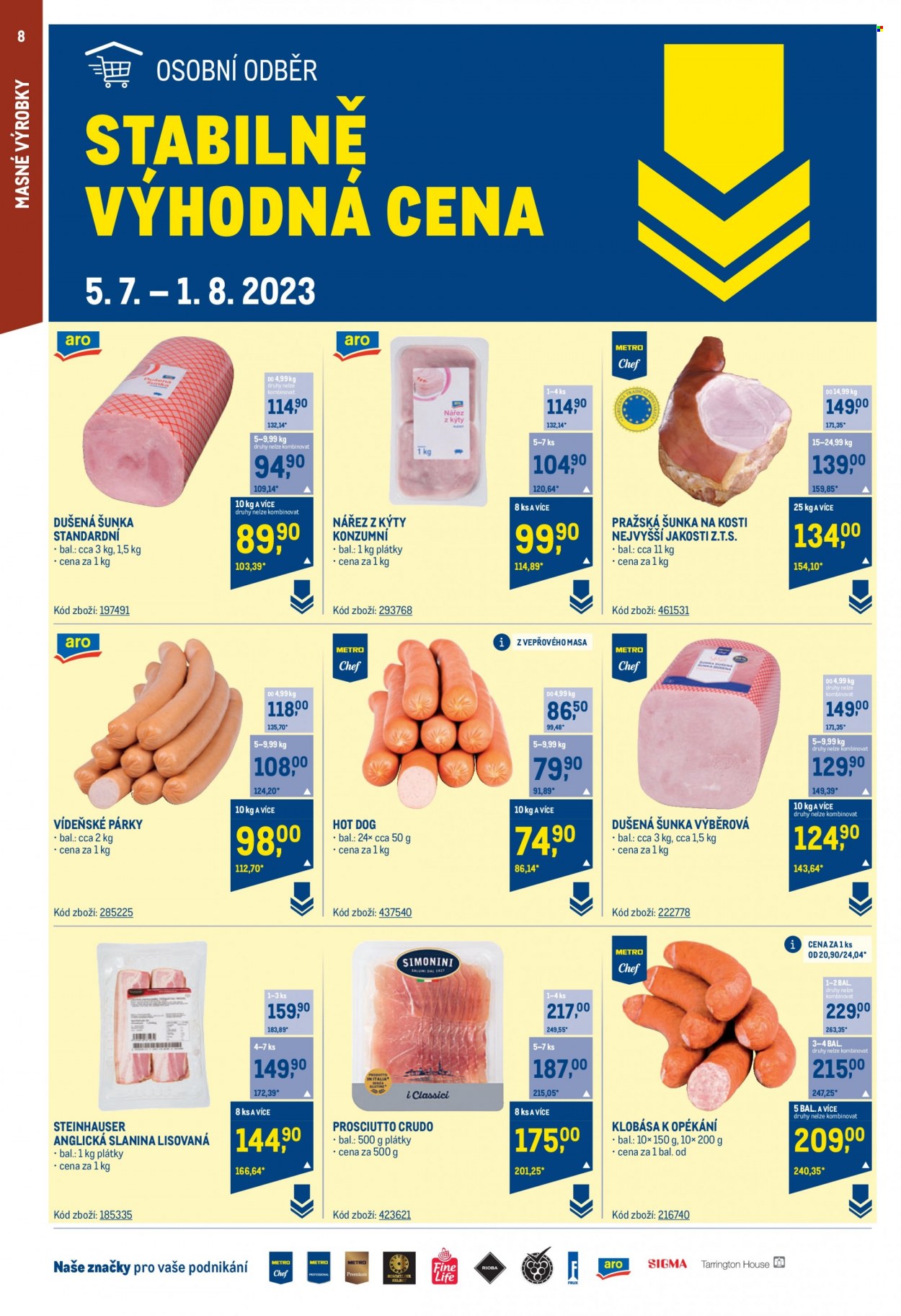 Leták MAKRO - 19.7.2023 - 1.8.2023. Strana 8