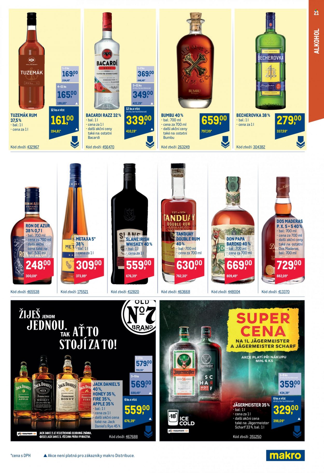 Leták MAKRO - 19.7.2023 - 1.8.2023. Strana 21