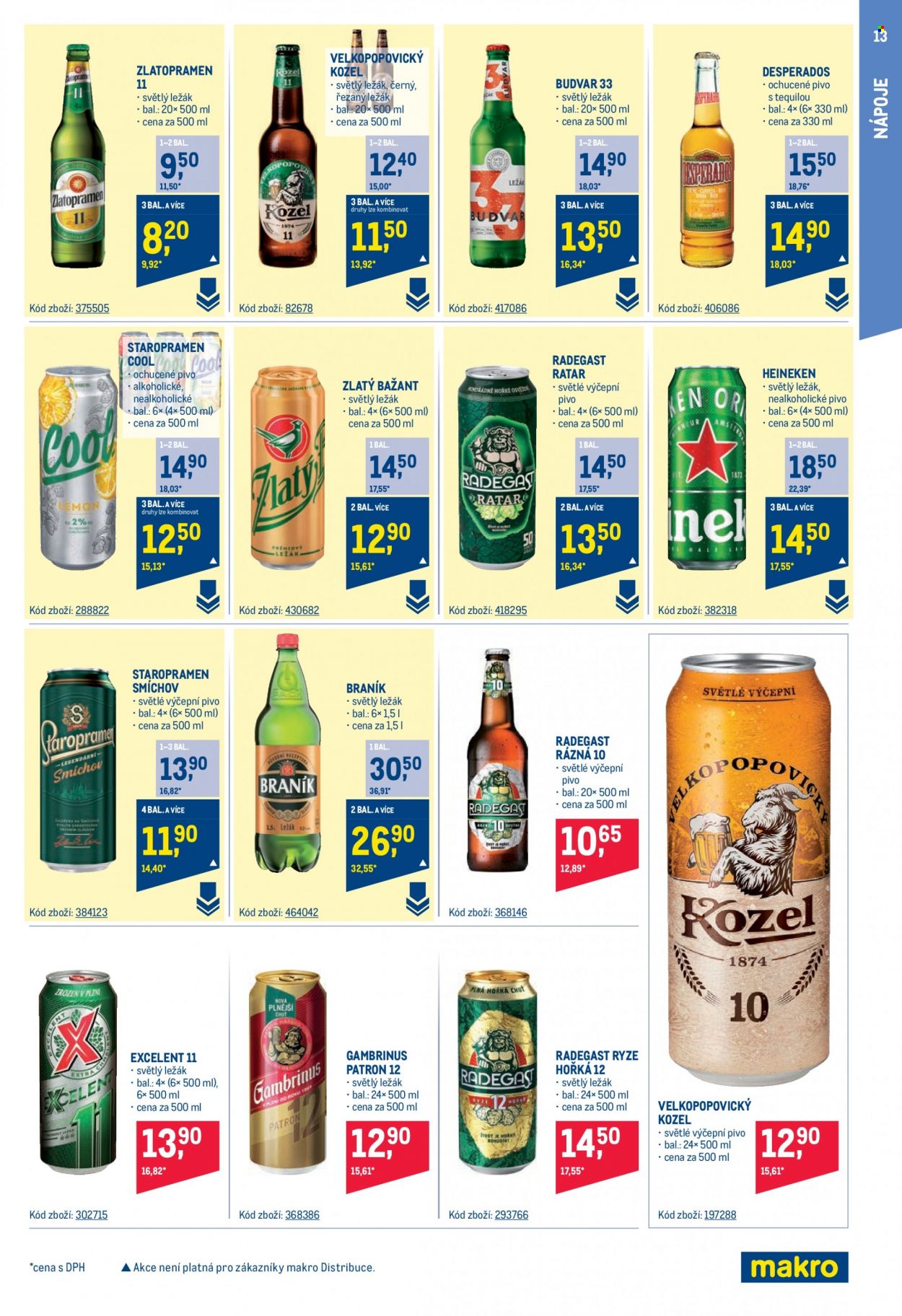 Leták MAKRO - 19.7.2023 - 1.8.2023. Strana 13