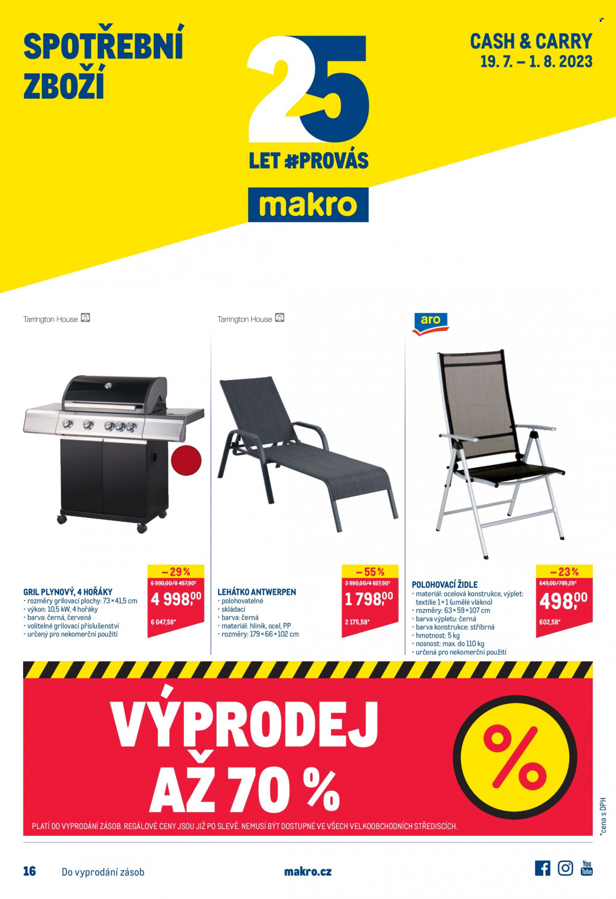 Leták MAKRO - 19.7.2023 - 1.8.2023. Strana 1