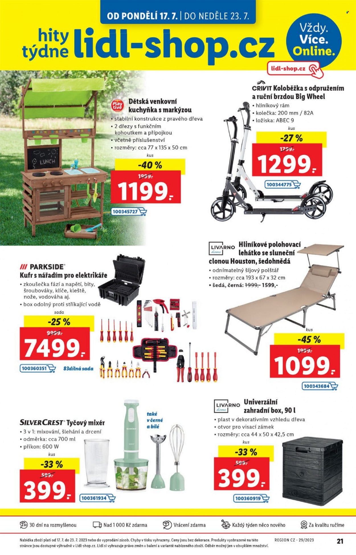 Leták Lidl - 17.7.2023 - 23.7.2023. Strana 1