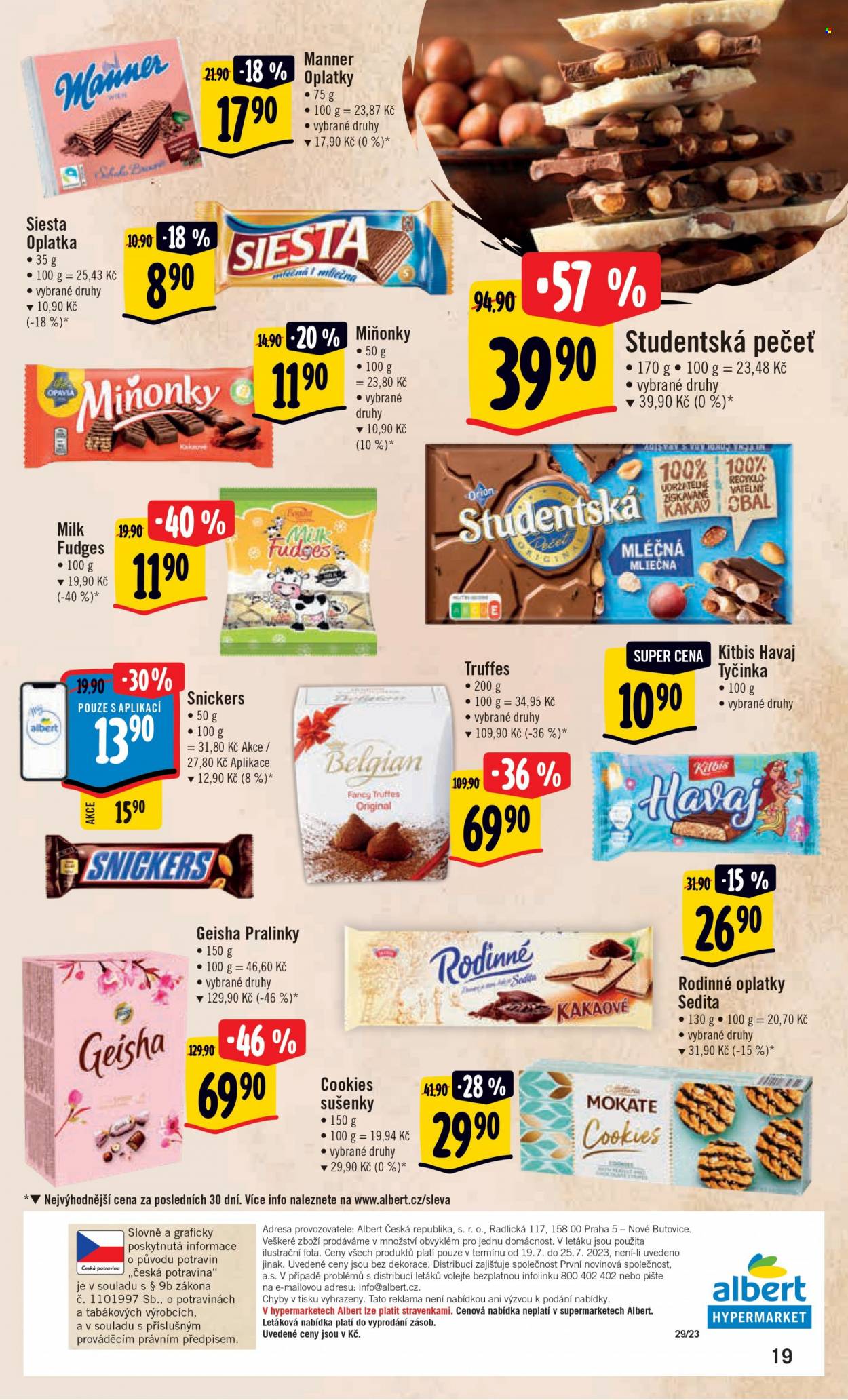 Leták Albert Hypermarket - 19.7.2023 - 25.7.2023. Strana 19