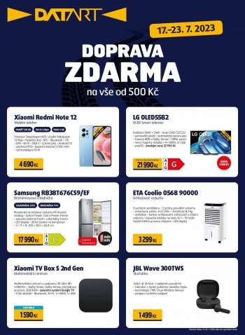 Leták DATART - 17.7.2023 - 23.7.2023.