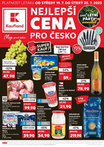 Leták Kaufland - 19.7.2023 - 25.7.2023.