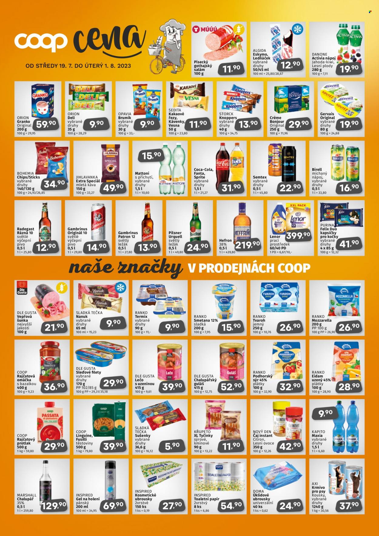 Leták coop JEDNOTA - 19.7.2023 - 1.8.2023. Strana 2