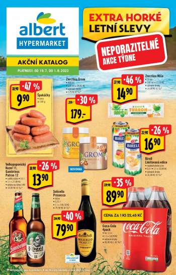 Leták Albert Hypermarket - 19.7.2023 - 1.8.2023.