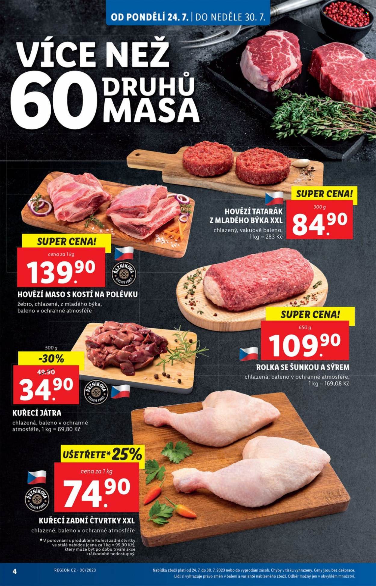 Leták Lidl - 24.7.2023 - 30.7.2023. Strana 4
