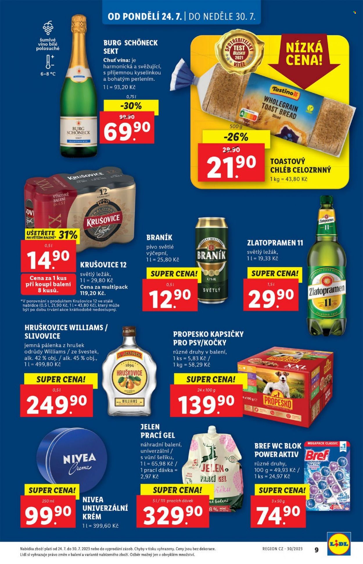 Leták Lidl - 24.7.2023 - 30.7.2023. Strana 9