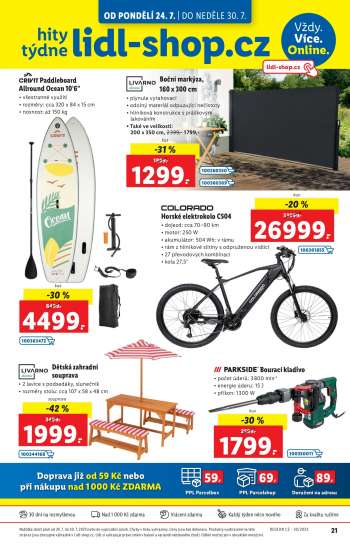 Leták Lidl - 24.7.2023 - 30.7.2023.