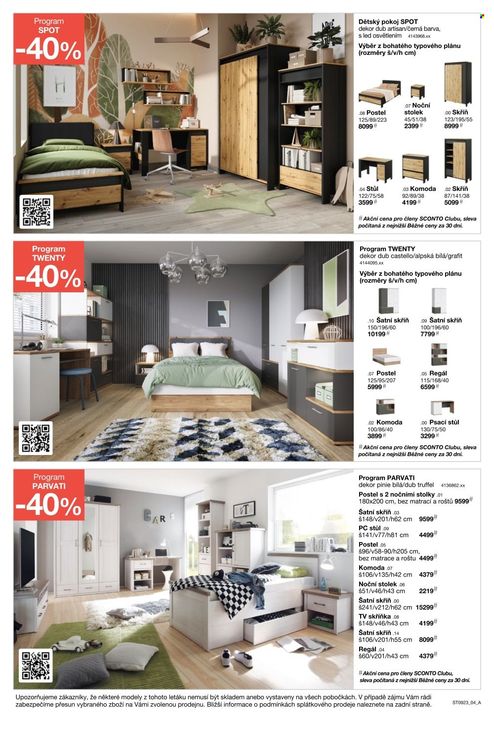 Leták SCONTO NÁBYTEK - 19.7.2023 - 30.7.2023. Strana 4
