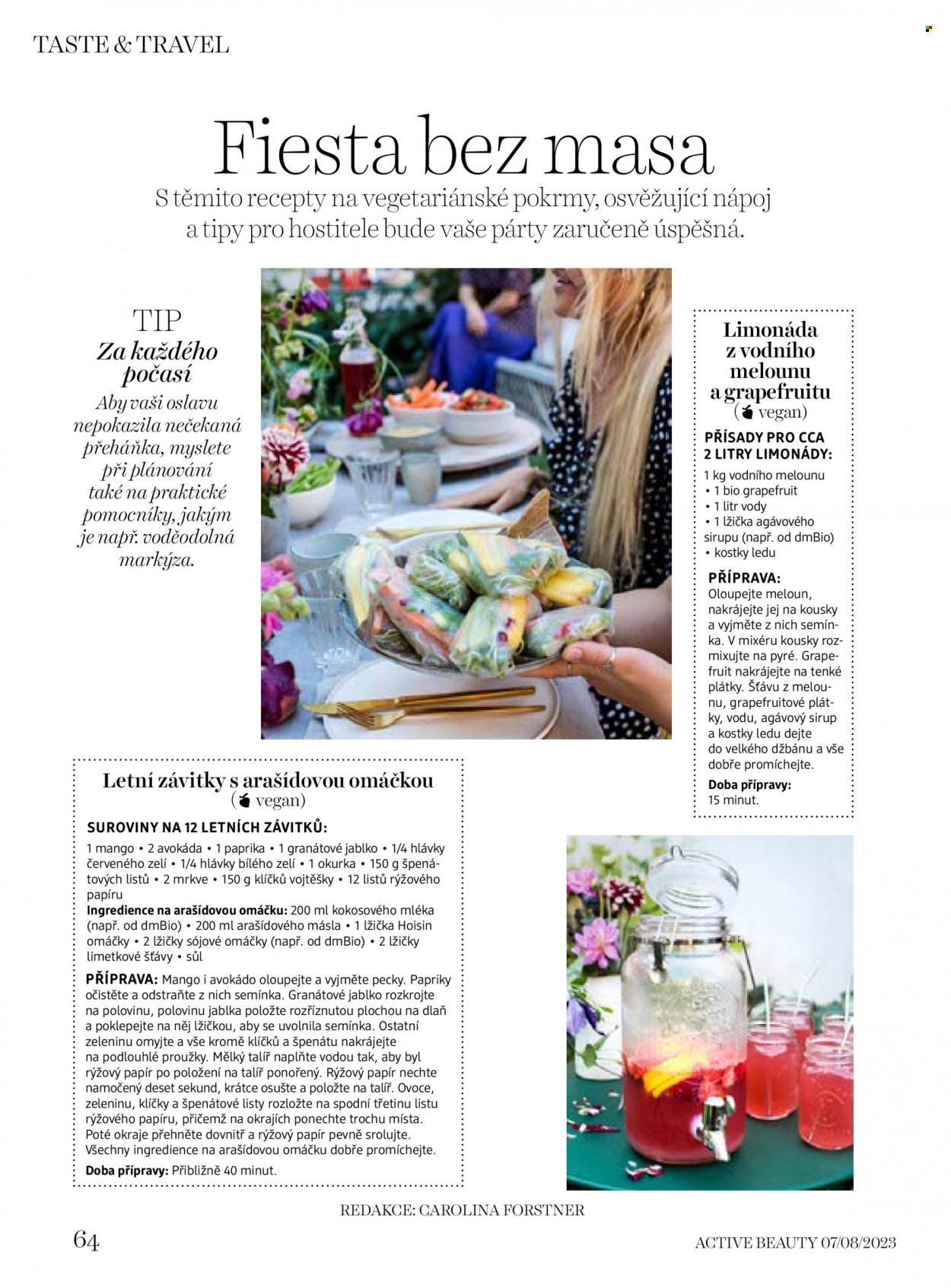 Leták dm drogerie - 1.7.2023 - 31.8.2023. Strana 64