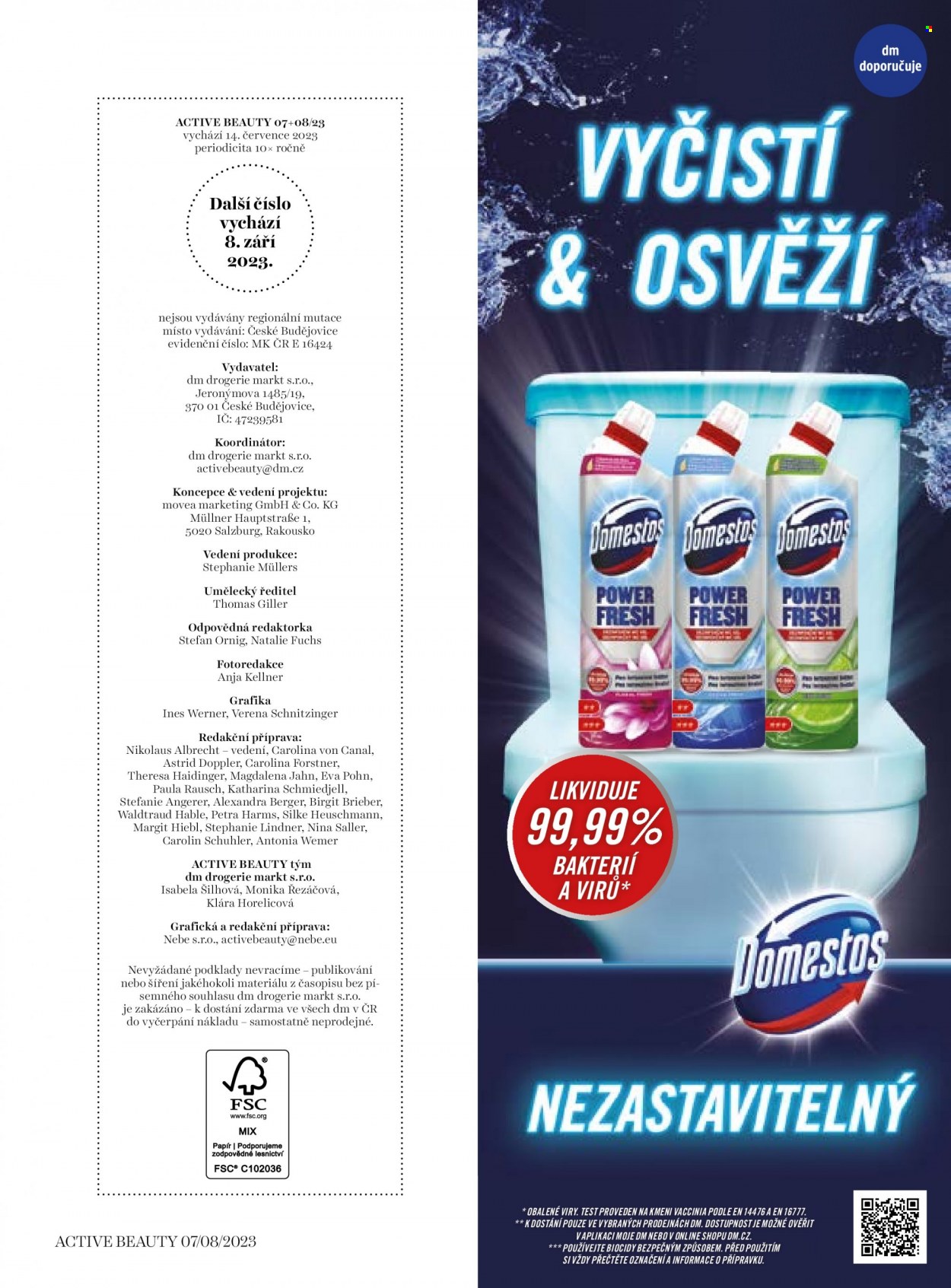 Leták dm drogerie - 1.7.2023 - 31.8.2023. Strana 97