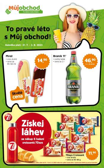 Leták Můj obchod - 21.7.2023 - 3.8.2023.