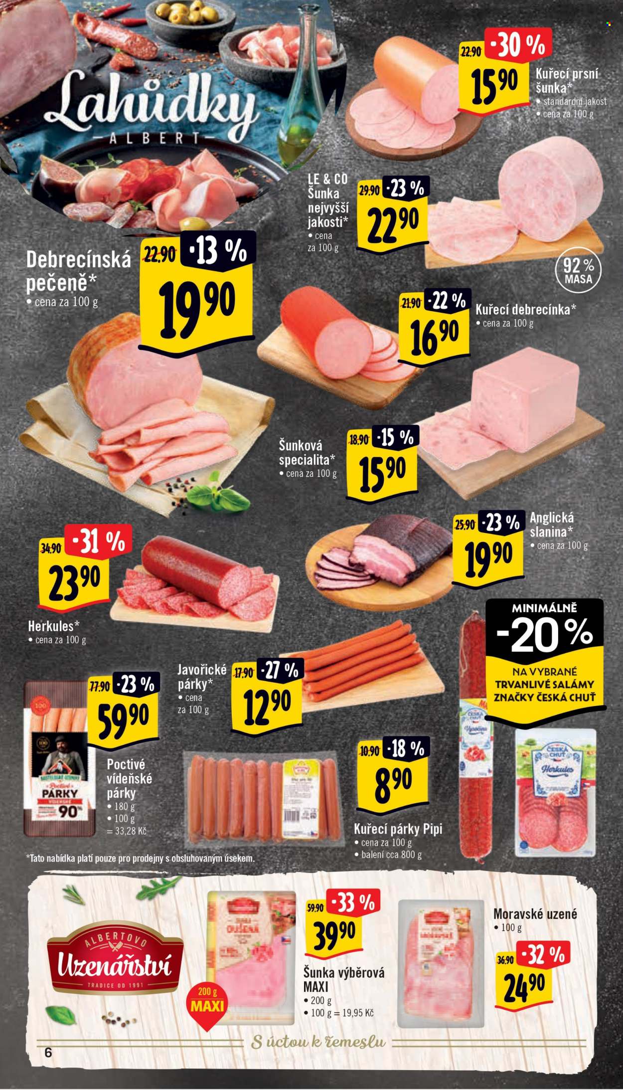 Leták Albert Supermarket - 26.7.2023 - 1.8.2023. Strana 6