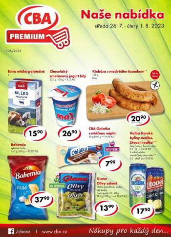 Leták CBA Premium - 26.7.2023 - 1.8.2023.