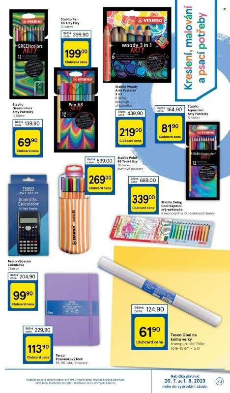 Leták TESCO - 26.7.2023 - 1.8.2023. Strana 23