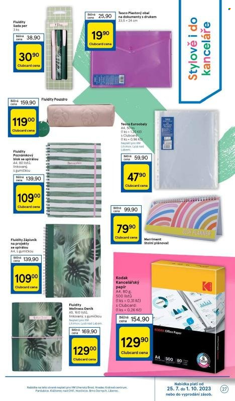 Leták TESCO - 26.7.2023 - 1.8.2023. Strana 27