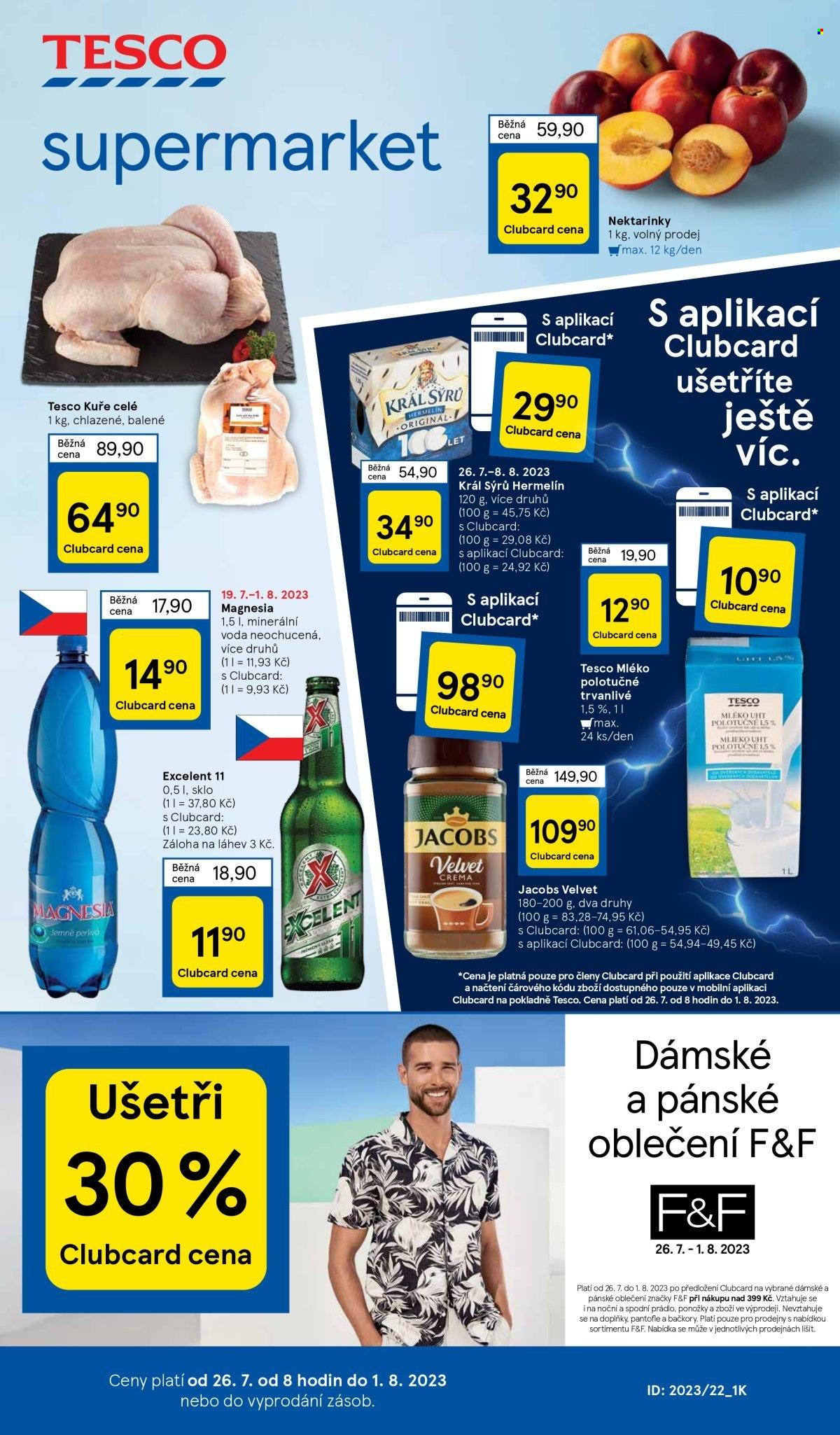 Leták TESCO supermarket - 26.7.2023 - 1.8.2023. Strana 1