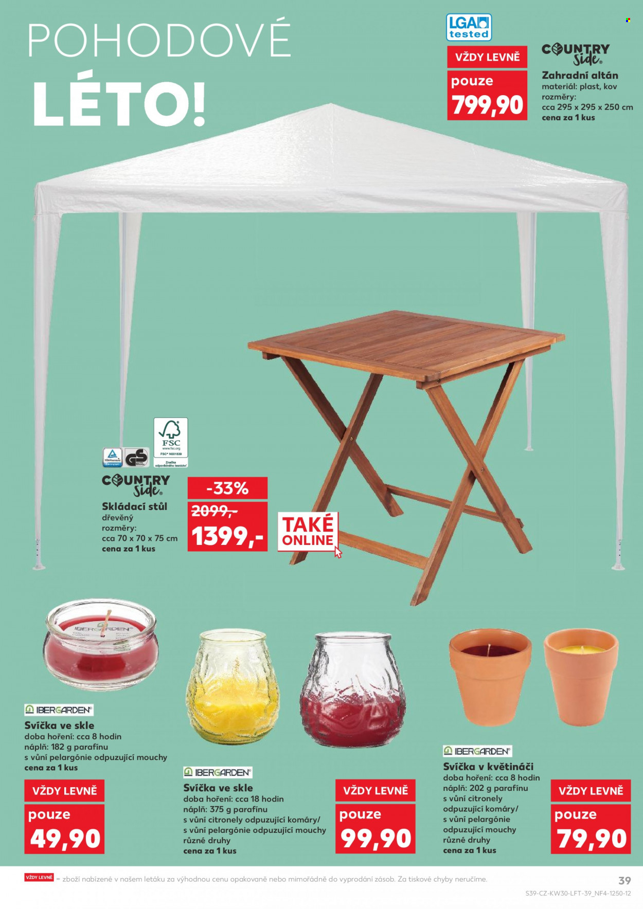 Leták Kaufland - 26.7.2023 - 1.8.2023. Strana 39