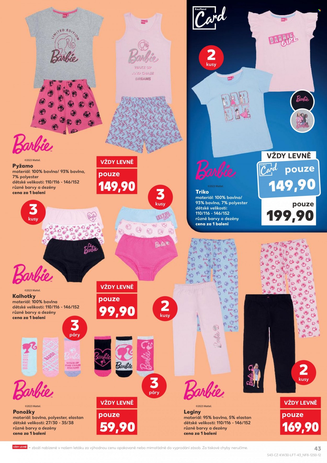 Leták Kaufland - 26.7.2023 - 1.8.2023. Strana 43