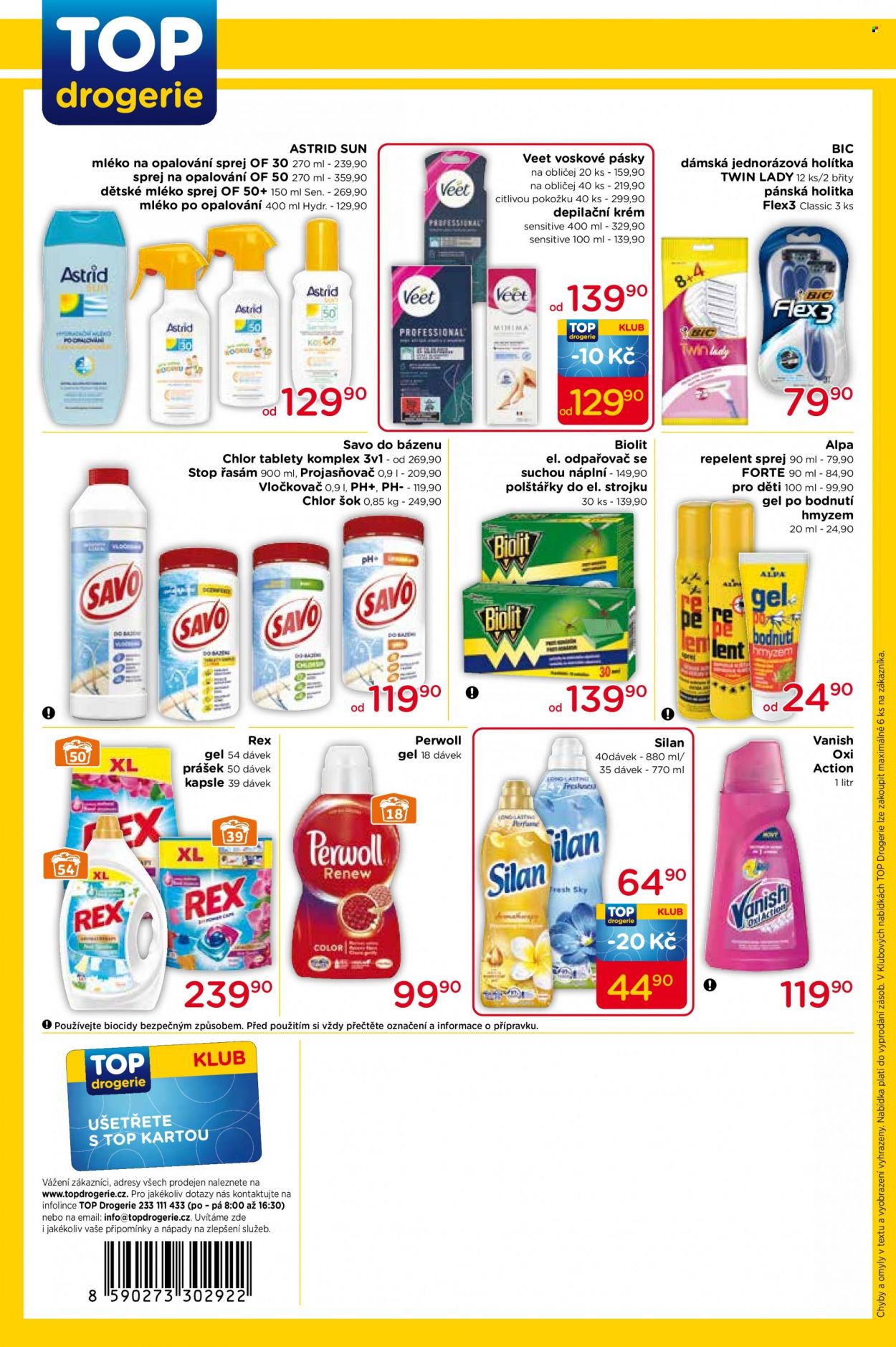Leták TOP drogerie - 27.7.2023 - 5.8.2023. Strana 4