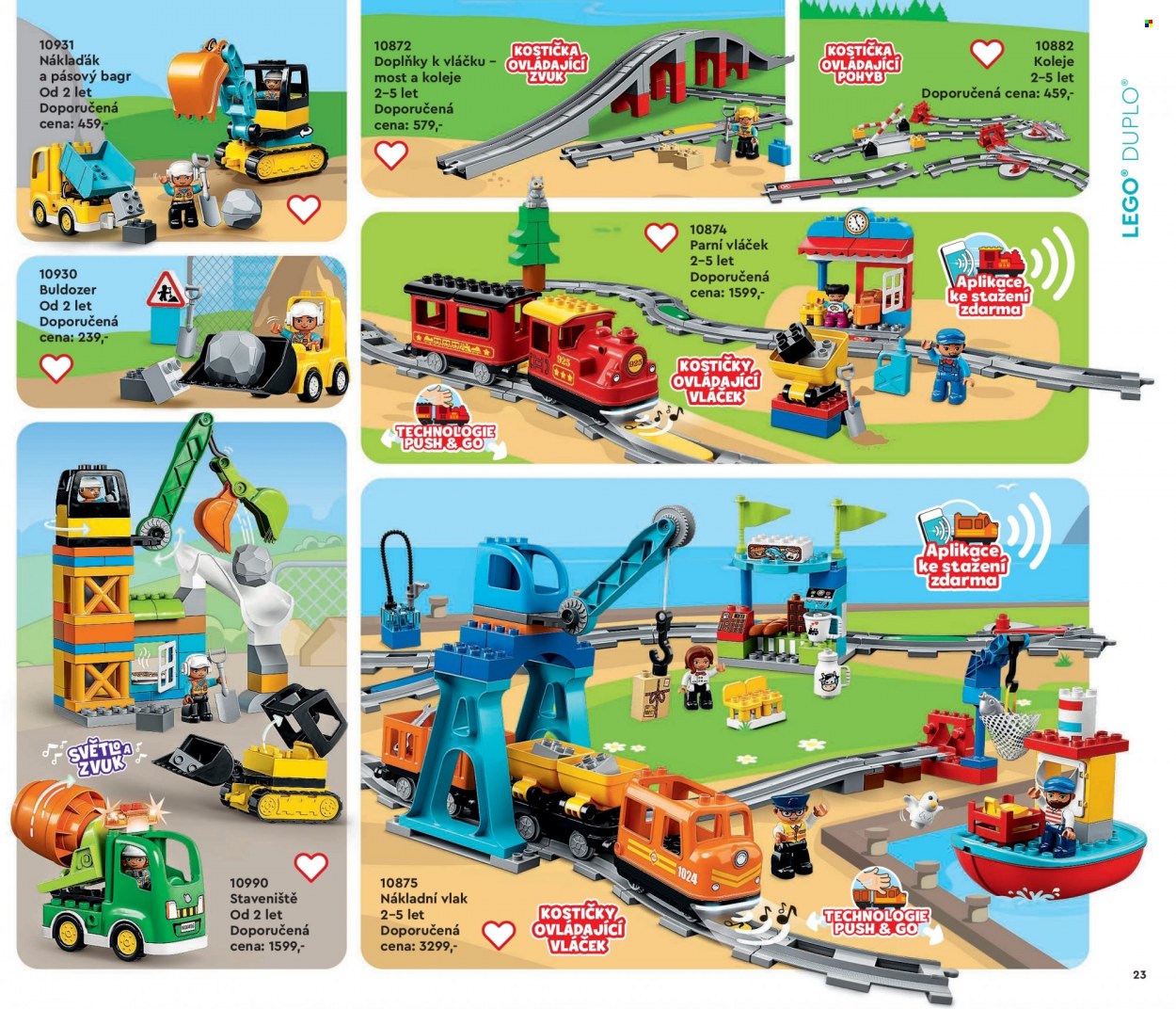 Leták LEGO. Strana 23