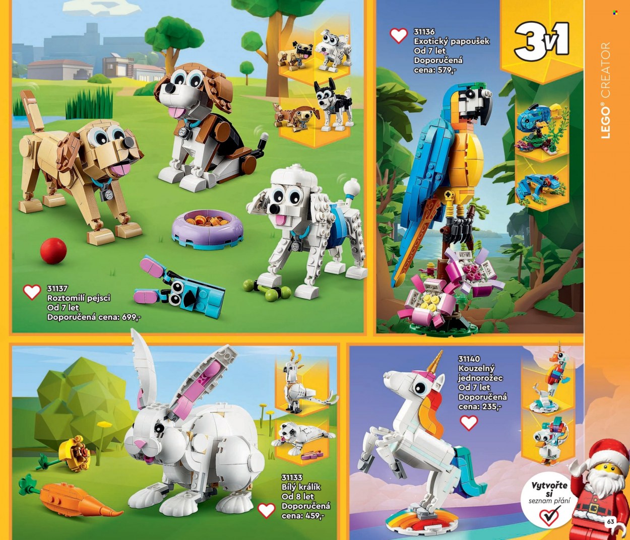 Leták LEGO. Strana 63