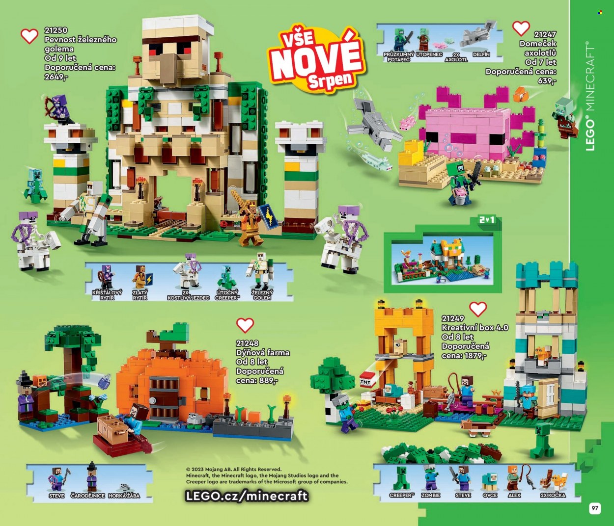 Leták LEGO. Strana 97