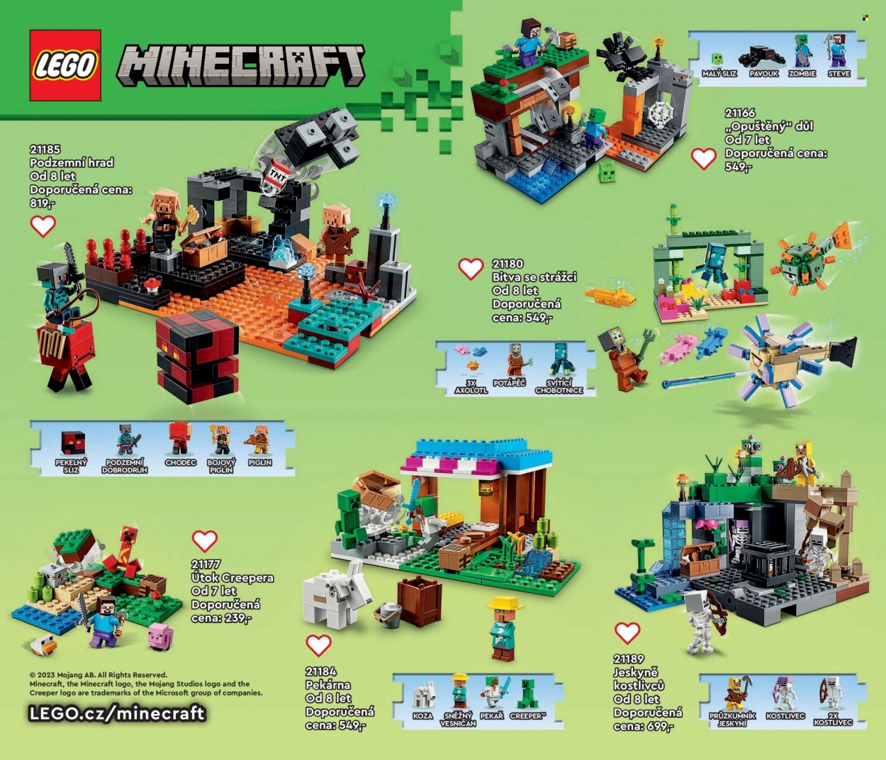 Leták LEGO. Strana 100