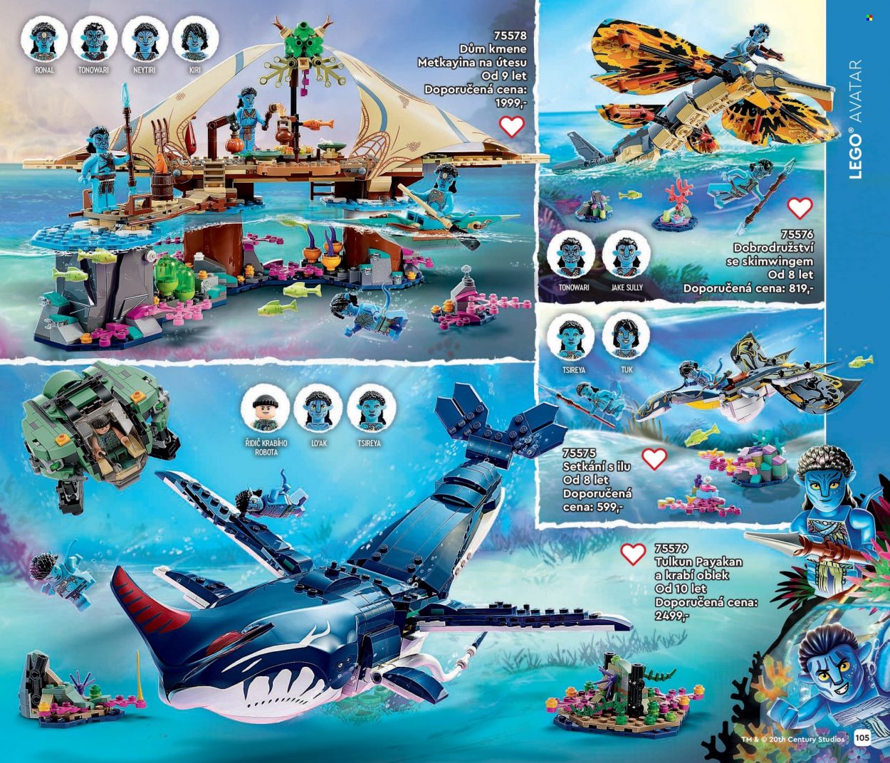 Leták LEGO. Strana 105