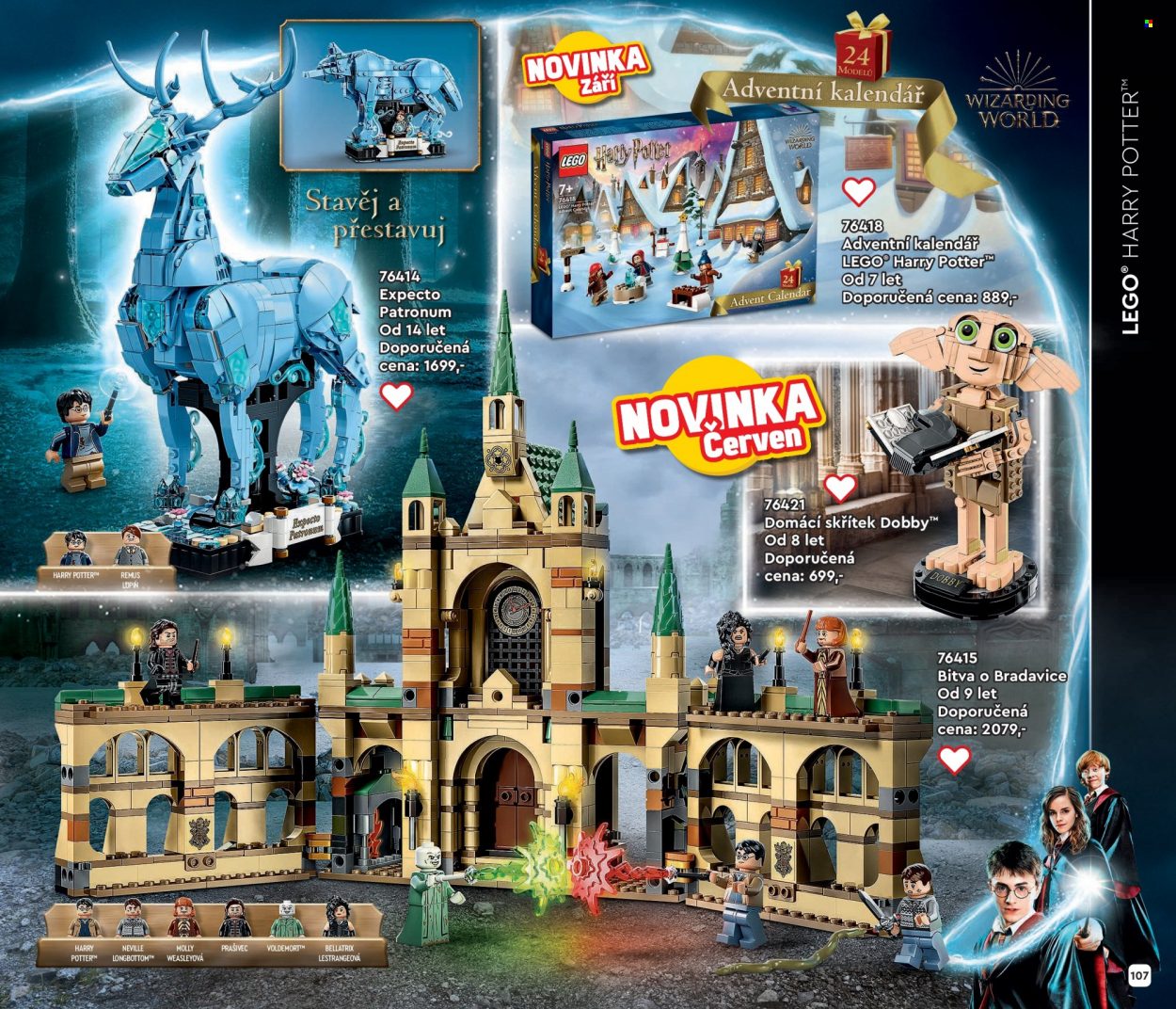 Leták LEGO. Strana 107