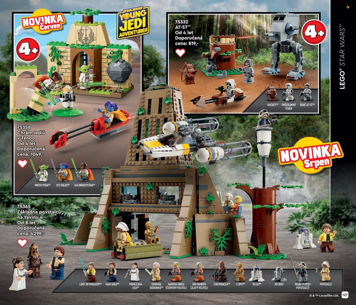 Leták LEGO. Strana 127