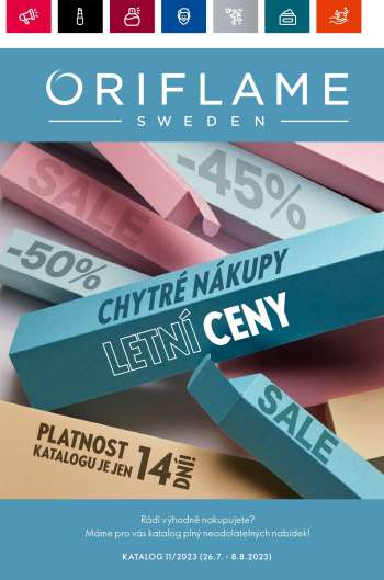 Leták ORIFLAME - 26.7.2023 - 8.8.2023.
