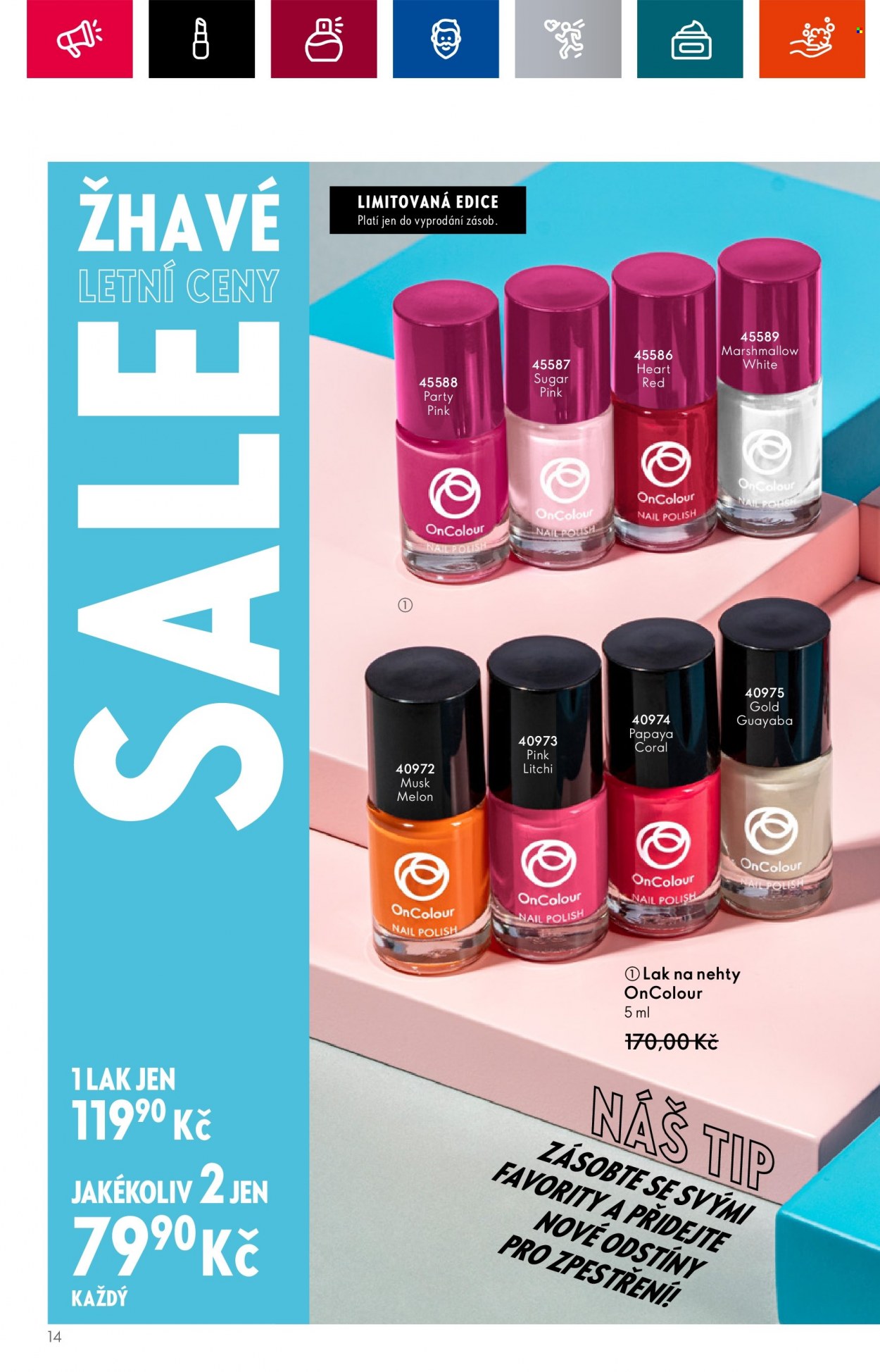 Leták ORIFLAME - 26.7.2023 - 8.8.2023. Strana 14