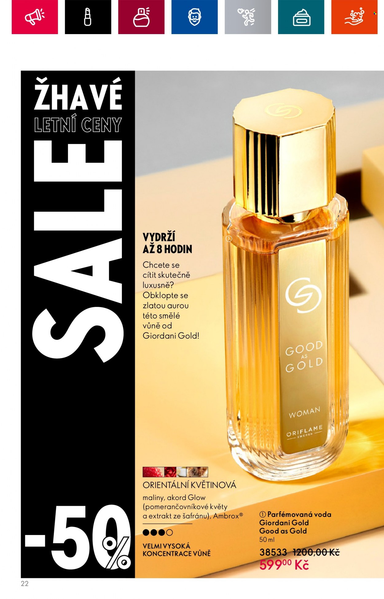Leták ORIFLAME - 26.7.2023 - 8.8.2023. Strana 22