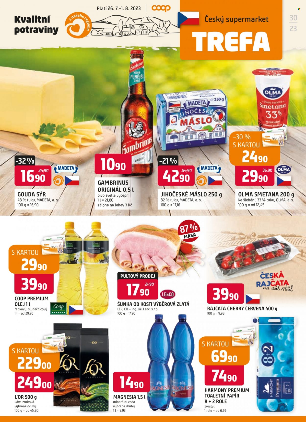 Leták TREFA coop - 26.7.2023 - 1.8.2023. Strana 1
