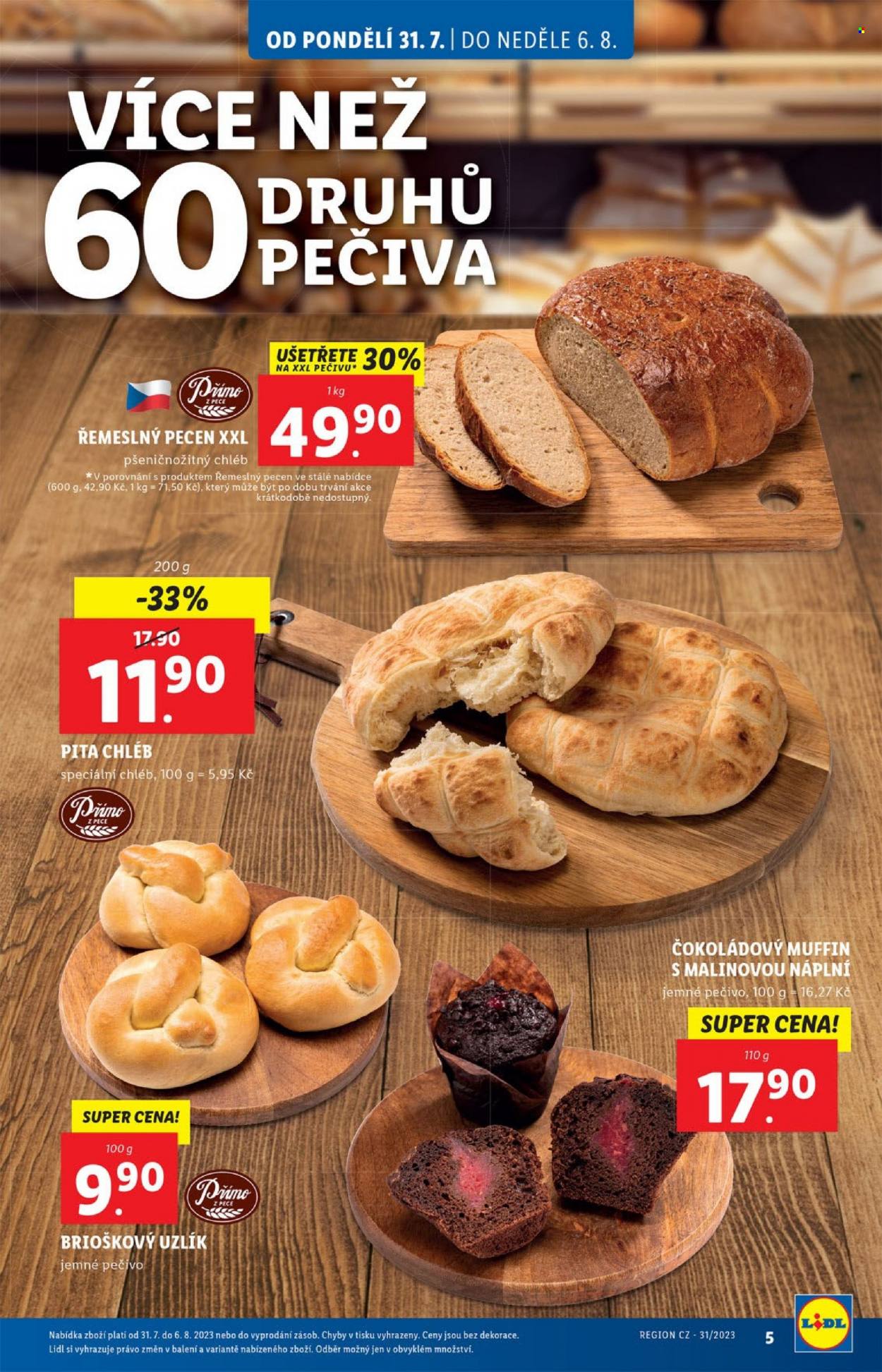 Leták Lidl - 31.7.2023 - 6.8.2023. Strana 5