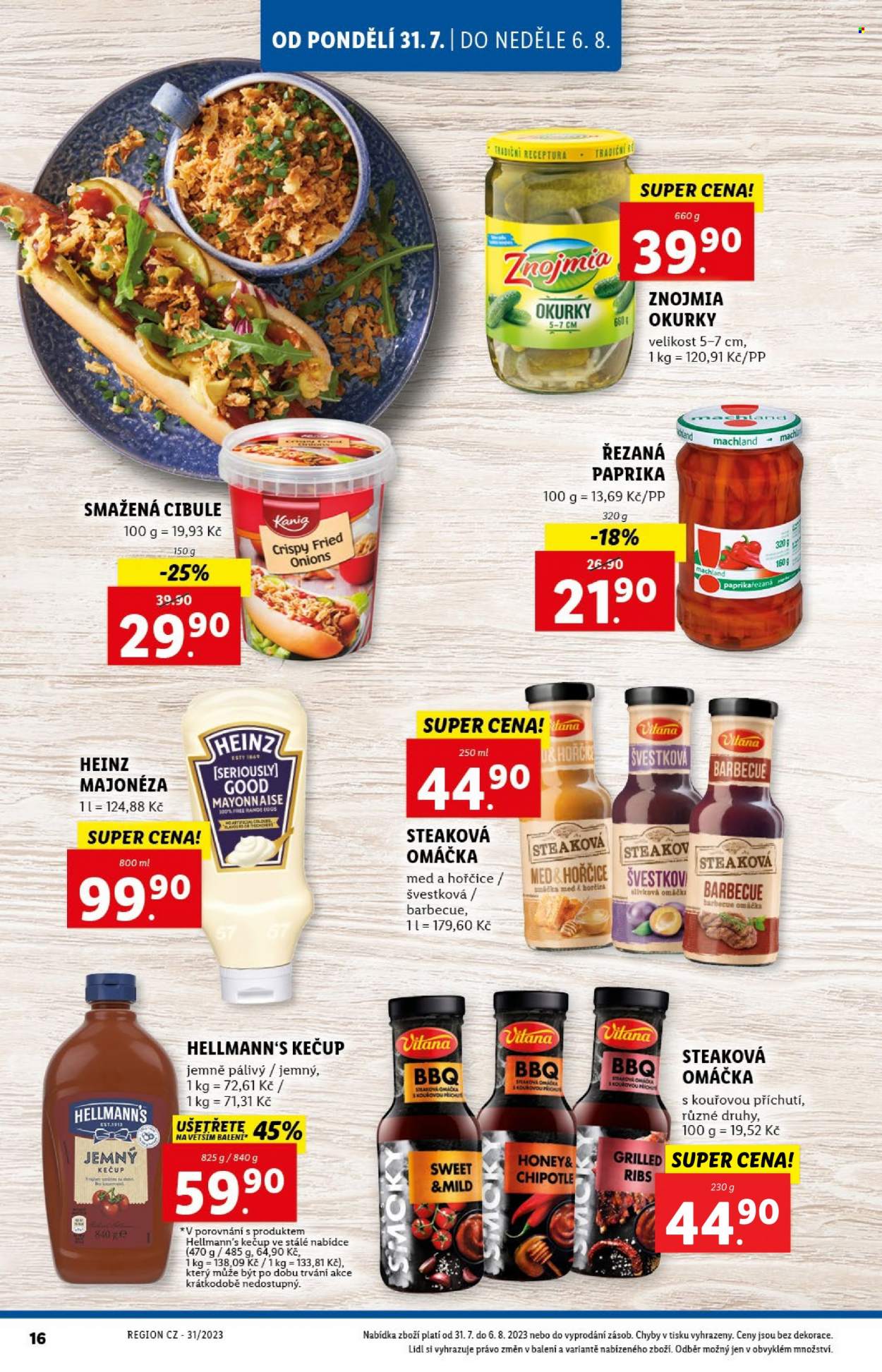 Leták Lidl - 31.7.2023 - 6.8.2023. Strana 16