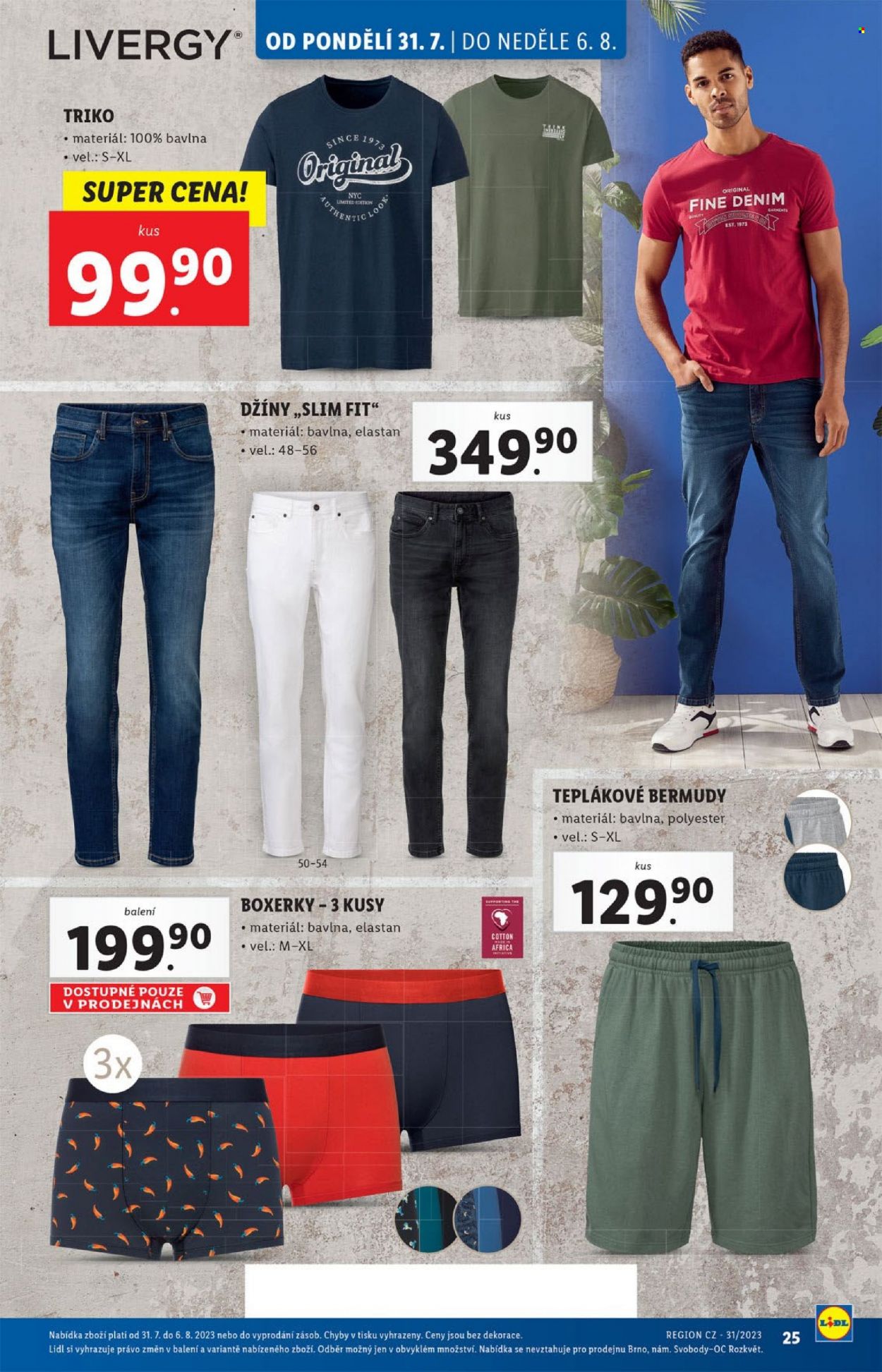 Leták Lidl - 31.7.2023 - 6.8.2023. Strana 25