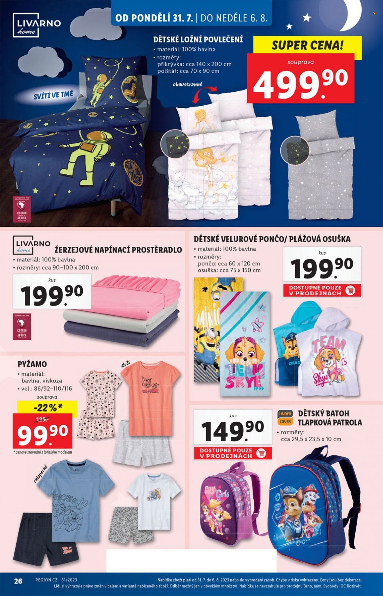 Leták Lidl - 31.7.2023 - 6.8.2023. Strana 26