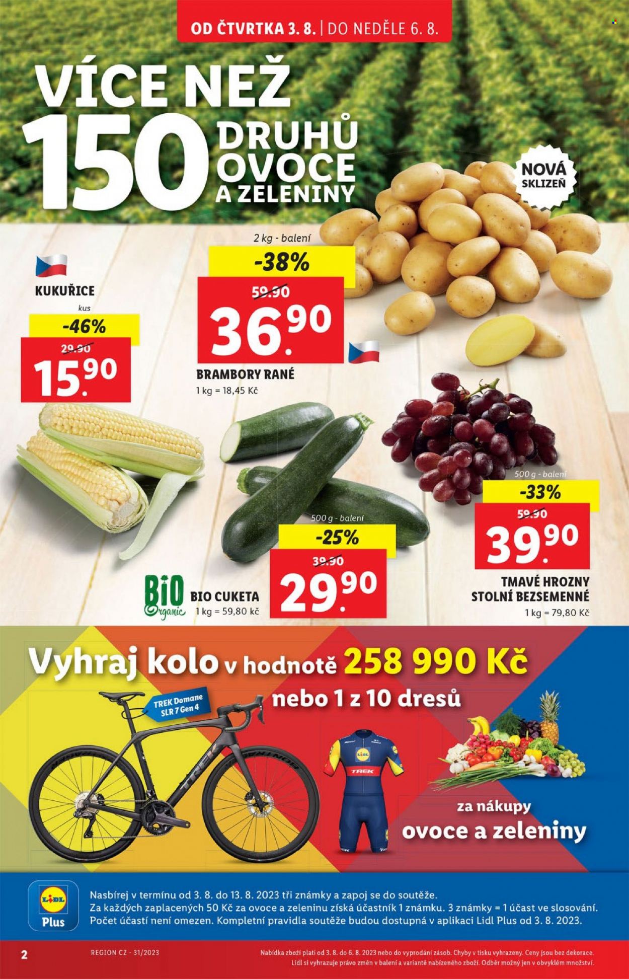 Leták Lidl - 3.8.2023 - 6.8.2023. Strana 2