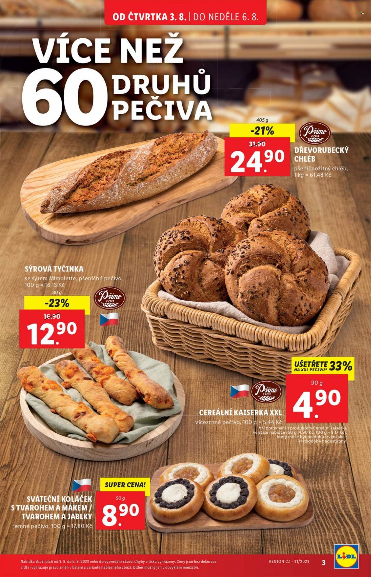 Leták Lidl - 3.8.2023 - 6.8.2023. Strana 3